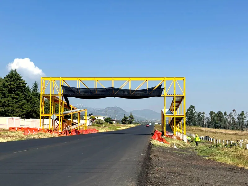 Modernización carretera — detalle de obra